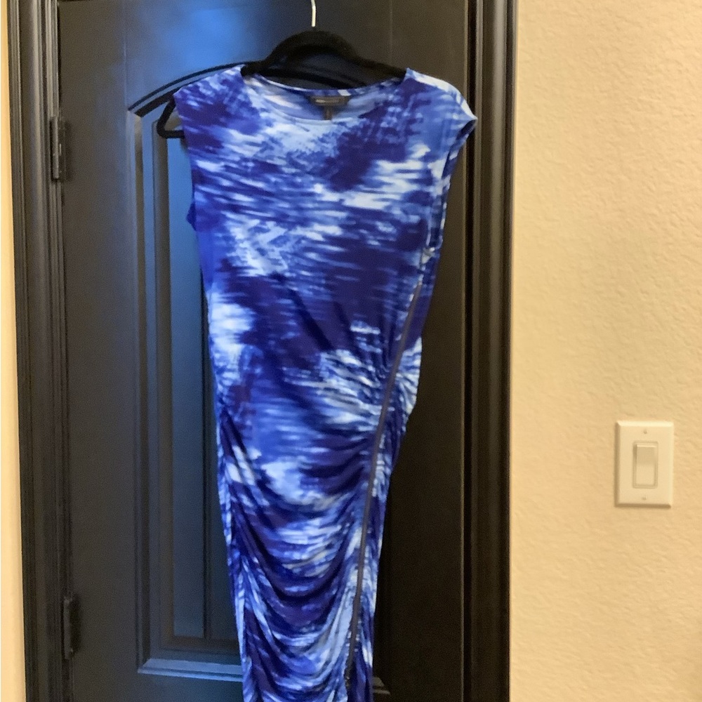 BCBG Runched Sleeveless Dress